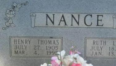 Henry Thomas Nance on Sysoon
