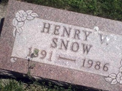 Henry Verle Snow on Sysoon