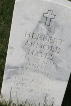 Herbert Arnold Hayes on Sysoon