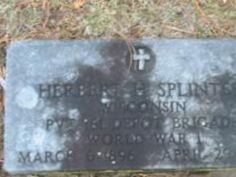 Herbert H SPLINTER on Sysoon