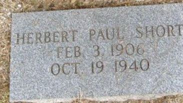 Herbert Paul Short on Sysoon