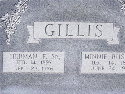 Herman F. Gillis, Sr on Sysoon