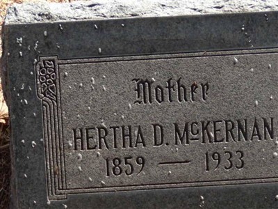 Hertha David McKernan on Sysoon