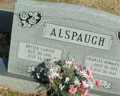 Hester Carter Alspaugh on Sysoon