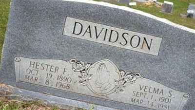 Hester F Davidson on Sysoon
