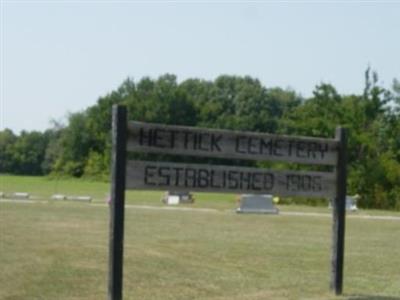 Hettick Cemetery on Sysoon