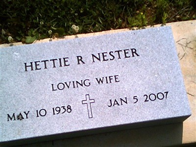 Hettie R Pea Nester on Sysoon