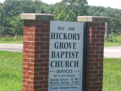 Hickory Grove Cemetery on Sysoon