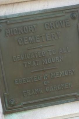 Hickory Grove Cemetery on Sysoon