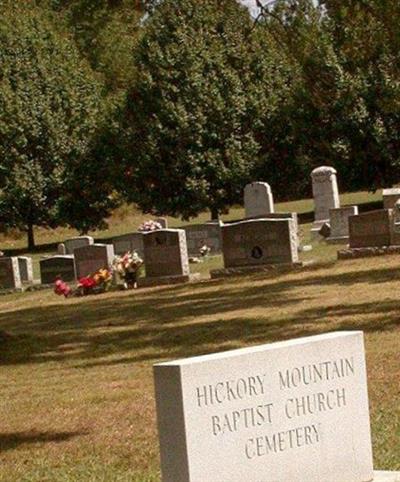 Hickory Mountain Baptist Cemetery on Sysoon