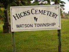 Hicks Cemetery on Sysoon