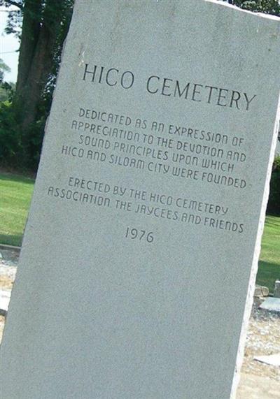 Hico Cemetery on Sysoon