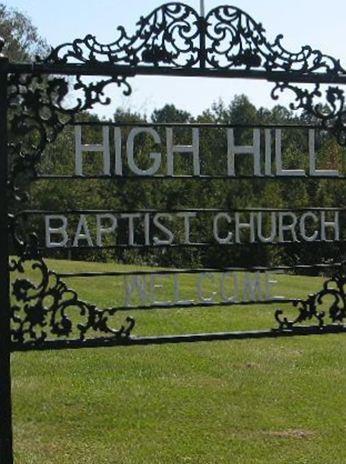High Hill Baptist Church Cemetery on Sysoon