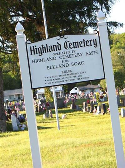 Highland Cemetery on Sysoon