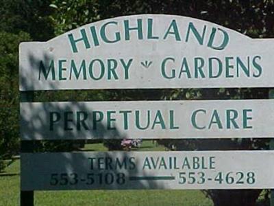 Highland Memory Gardens on Sysoon