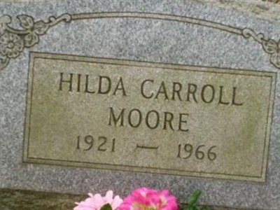 Hilda June Carroll Moore on Sysoon