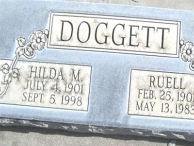 Hilda M. West Doggett on Sysoon