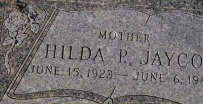 Hilda P. Jaycox on Sysoon