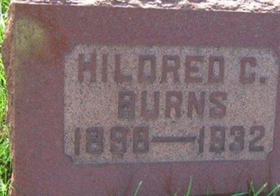 Hildred C Burns on Sysoon
