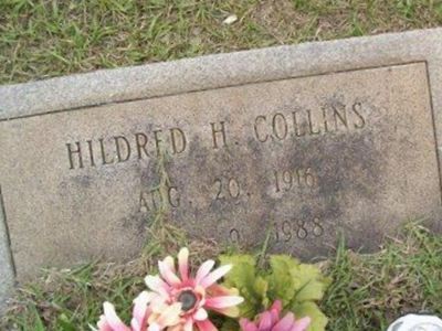 Hildred H. Collins on Sysoon
