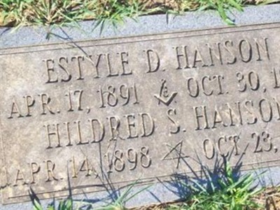 Hildred S Hanson on Sysoon