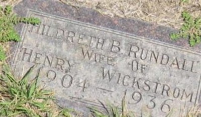 Hildreth B Rundall Wickstrom on Sysoon