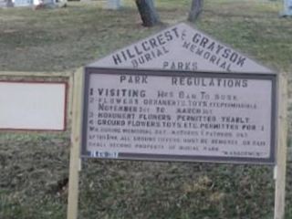 Hillcrest Cemetery on Sysoon