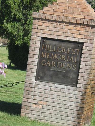 Hillcrest Memorial Gardens Cemetery on Sysoon