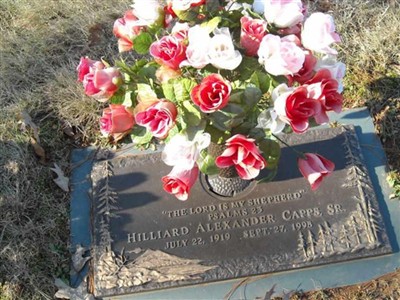 Hilliard Alexander Capps, Sr on Sysoon