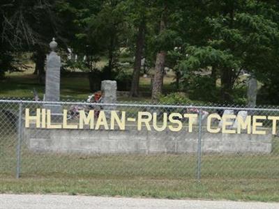 Hillman-Rust Cemetery on Sysoon