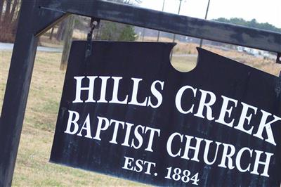 Hills Creek Baptist Church Cemetery on Sysoon