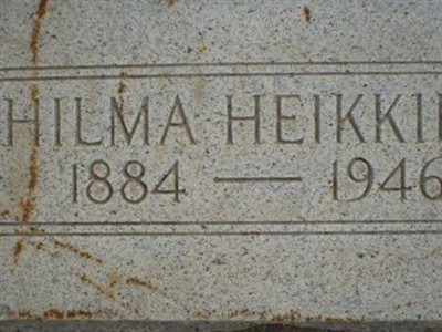 Hilma Heikkila on Sysoon