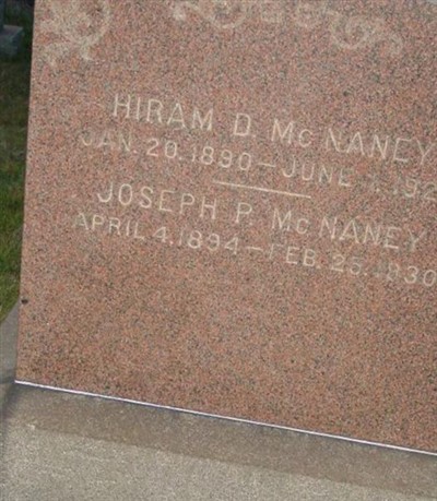 Hiram Dolan McNaney on Sysoon