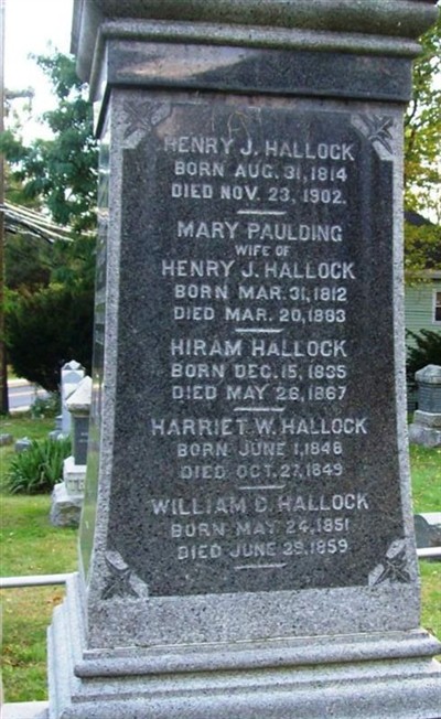 Hiram Hallock on Sysoon