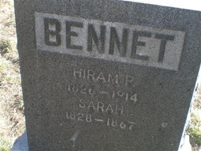 Hiram P Bennet on Sysoon