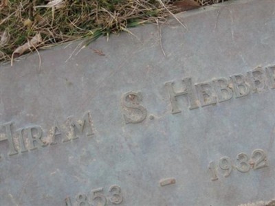 Hiram S. Hebbert on Sysoon