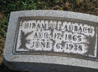 Hiram U Laubach on Sysoon