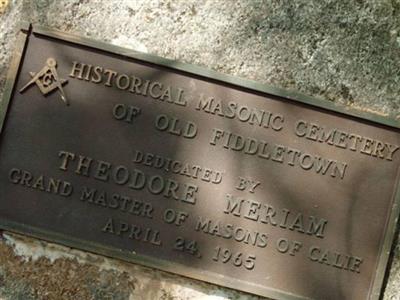 Historical Masonic Cemetery of Old Fiddletown on Sysoon