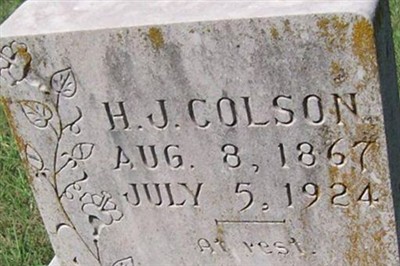 H. J. Colson on Sysoon