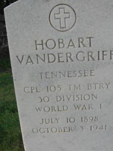Hobart Vandergriff on Sysoon