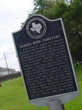 Hodges Bend Cemetery on Sysoon