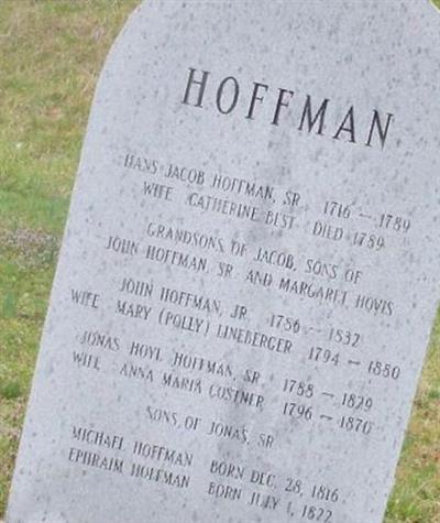 Hoffman Cemetery on Sysoon