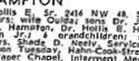 Hollis E. Hampton, Sr on Sysoon