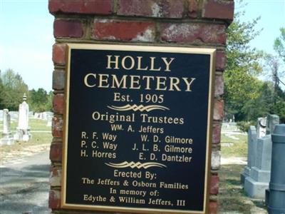 Holly Cemetery on Sysoon
