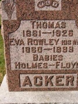 Holmes Acker on Sysoon