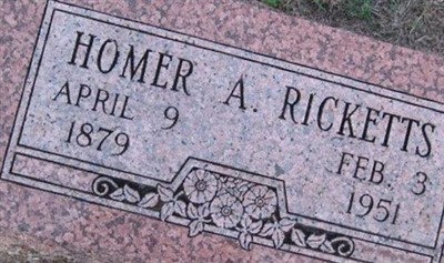 Homer A. Ricketts on Sysoon