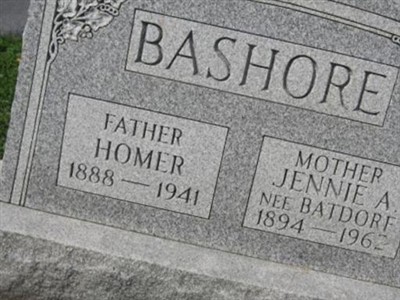 Homer Bashore on Sysoon