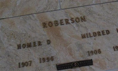 Homer Donald Roberson on Sysoon