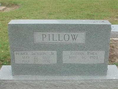 Homer Jackson Pillow, Jr on Sysoon
