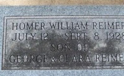 Homer William Reimer on Sysoon